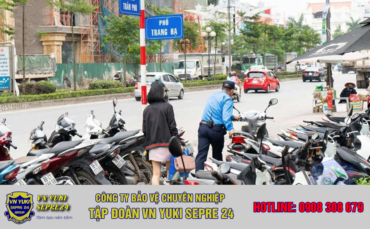 Bảo vệ giữ xe Chuyên nghệp