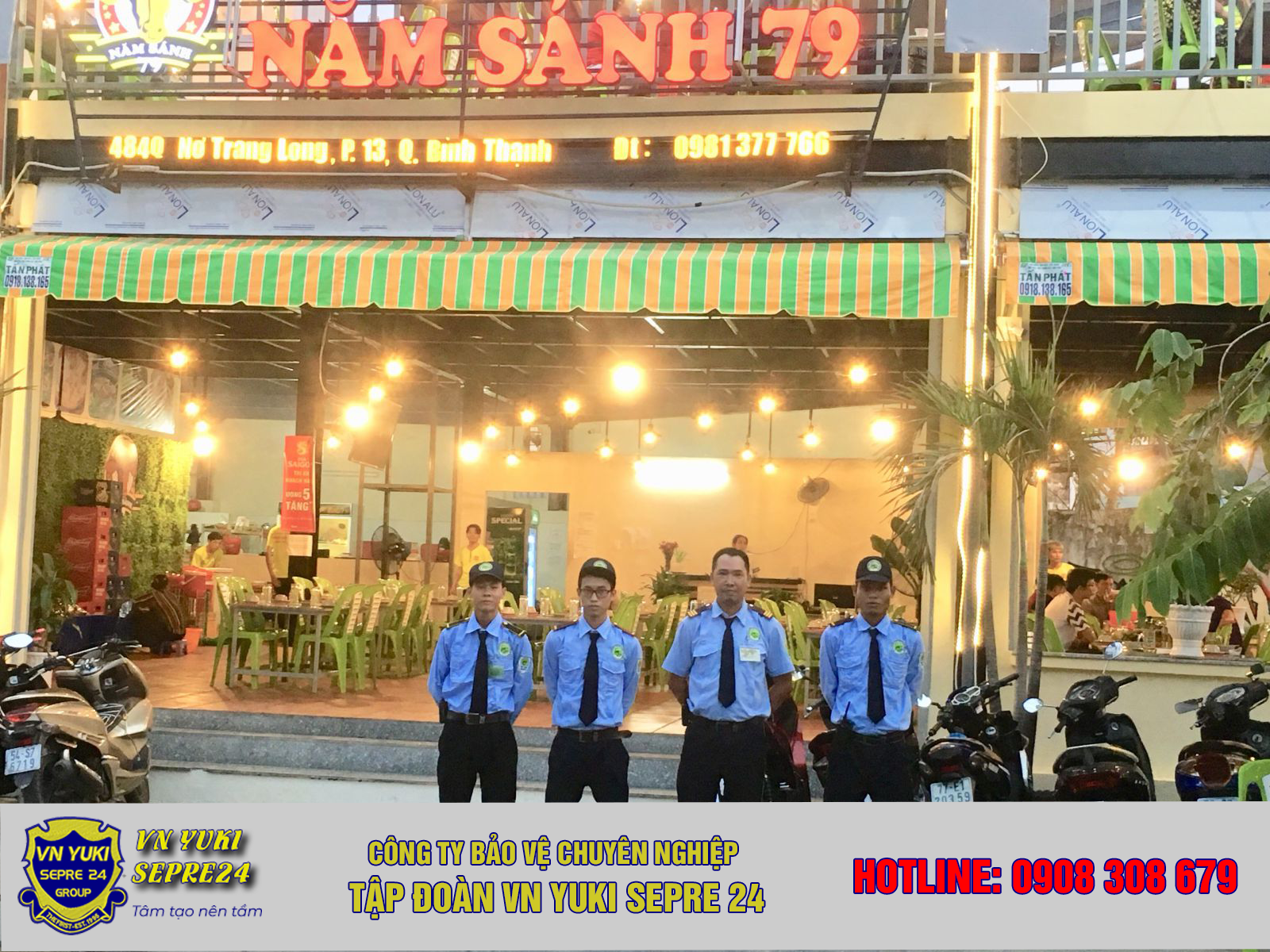 Công ty bảo vệ nhà hàng