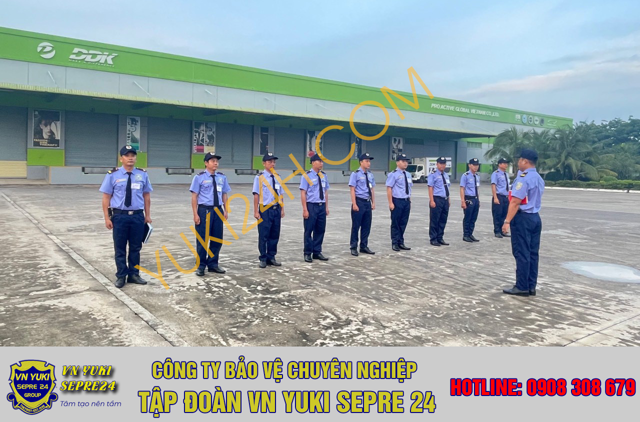 dịch vụ bảo vệ nhà máy yuki